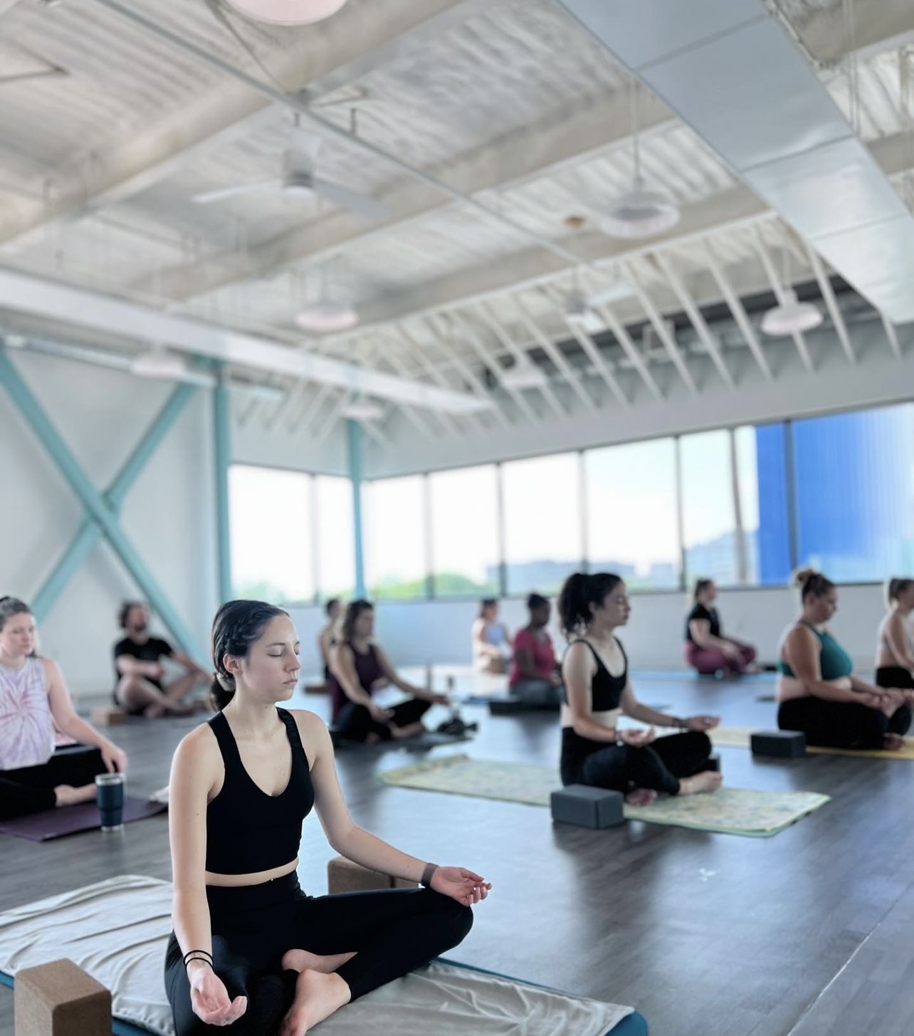 Meditation class at Soul Sweat Hot Yoga
